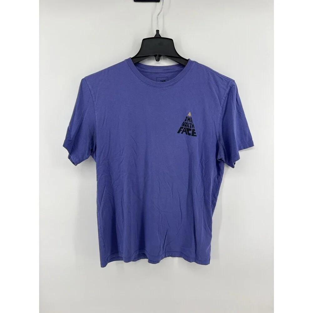The North Face Men’s Purple Mountain Logo Graphic T-Shirt Size Large